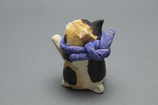 満福まねき猫(I)・水谷満 - 暮らしを楽しむうつわ・作家ものの和
