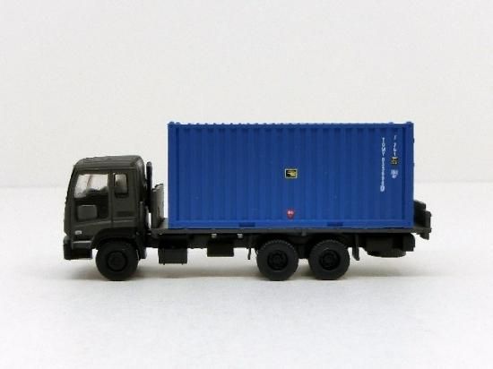 シークレット S10〕 自衛隊 特大型トラック TOMY青コンテナ - N