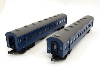 A8549　国鉄スハ43系客車　青塗装　6両セット