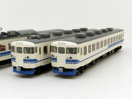 98457　475系電車（北陸本線･新塗装･ベンチレーターなし）セット（3両） - Nゲージ専門　鉄道模型レイルモカ