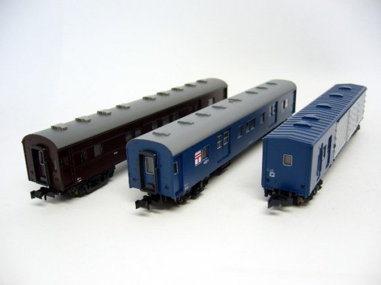 10-899　郵便・荷物列車「東海道・山陽」6両セットA - Nゲージ専門　鉄道模型レイルモカ