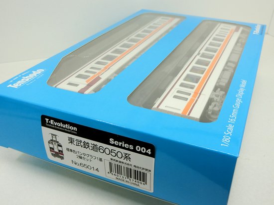 【HO】　天賞堂T-Evolution　65014　東武鉄道6050系 標準色 パンタグラフ1基編成 2両セット - Nゲージ専門　鉄道模型レイルモカ