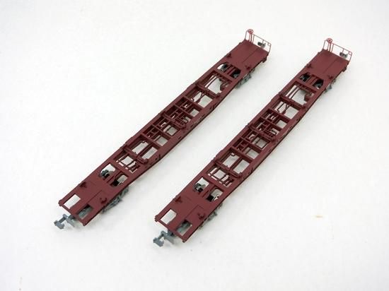 10-1317 コキ50000(グレー台車) コンテナ無積載 11両セット - N