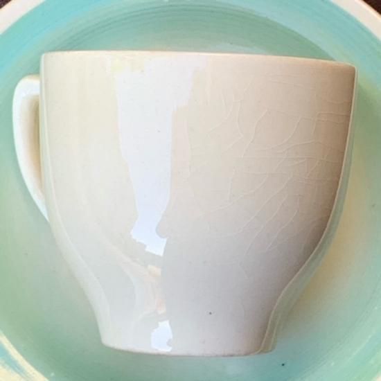 スージー・クーパー スワンシースプレイ デミタスC&S 3客 アンティーク