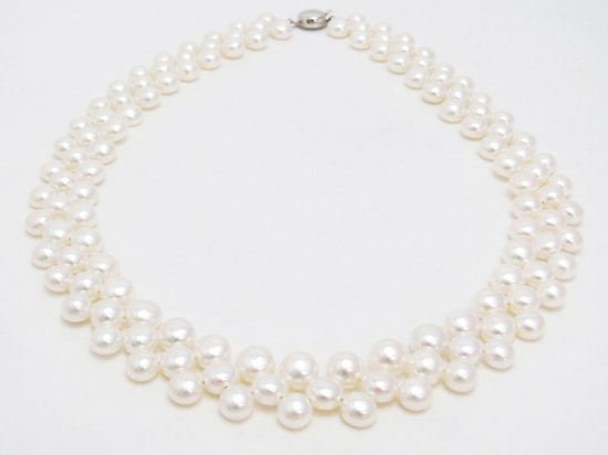 淡水パールデザインネックレス y-n-589 | 三重県真珠加工販売協同組合 ...
