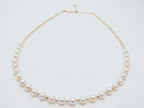 アコヤベビーパールデザインネックレス y-n-587 | 三重県真珠加工販売