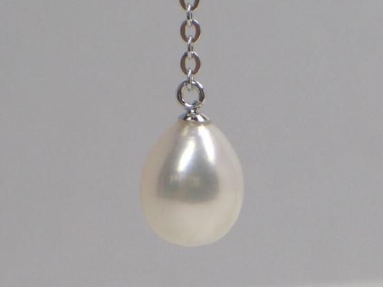 淡水パール ドロップピアス S