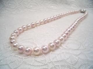 《 単品 》アコヤ真珠ネックレス 約7.5-8.0mm SV y-n-3930