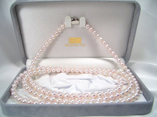 真珠ロングネックレス 7.0〜7.5mm パール アコヤ(あこや) Y-n-1100
