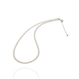 ≪希少!≫アコヤベビーパールネックレス 約3.5-4.0mm SV y-n-289