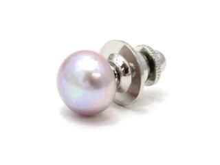 淡水パールピンブローチ 約9.0mm SV y-b-152