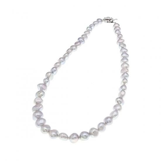 希少　パール　本真珠ネックレス 8mmシルバー 42cm 白 ホワイト 希少 パール 本真珠ネックレス 8mmシルバー 42cm 白 ホワイト