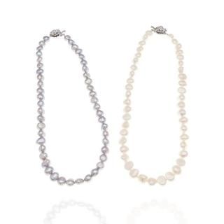  Хåѡ  ø忿ͥå쥹ʥ졼/ۥ磻ȡ 8.0-8.5mm SILVER y-n-693