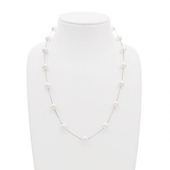 アコヤ真珠ステーションネックレ