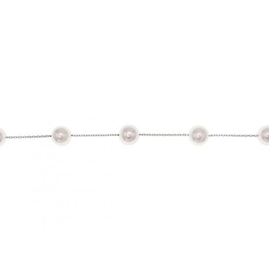 アコヤ真珠ステーションネックレ