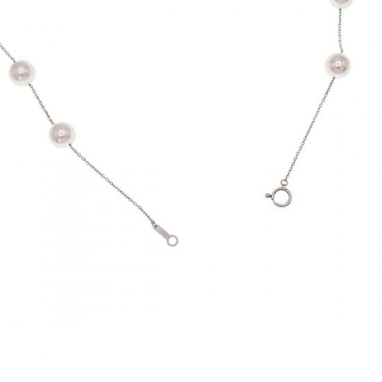 アコヤ真珠ステーションネックレ