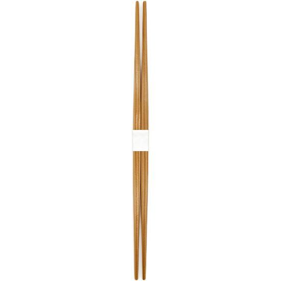 割り箸(吉野杉卵中バラ箸)赤染26㎝帯巻き 割り箸(吉野杉卵中バラ箸)赤染26㎝帯巻き