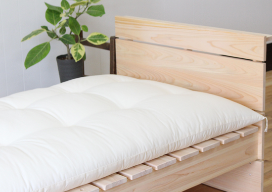 【サマーセール】オーガニックコットン敷布団　シングル　敷布団 オーガニック敷ふとん S｜家具と寝具の専門店キシル