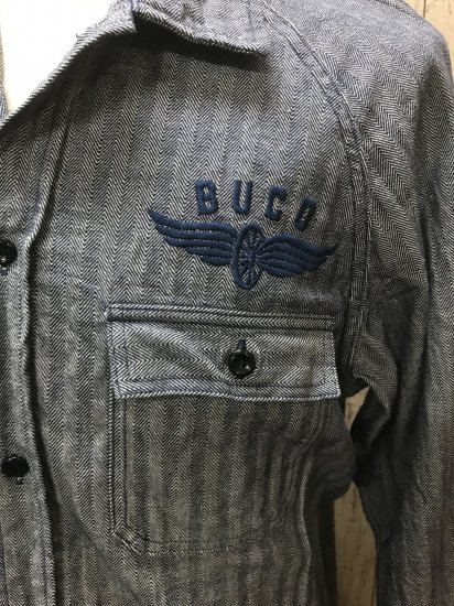 リアルマッコイズ ブコ BS19101 メカニック ヘリンボーンワークシャツ A BUCO PRODUCT THE REAL McCOY'S　 -  メンズ　アメリカンカジュアルファッション　セレクトショップ【バーンサイド】