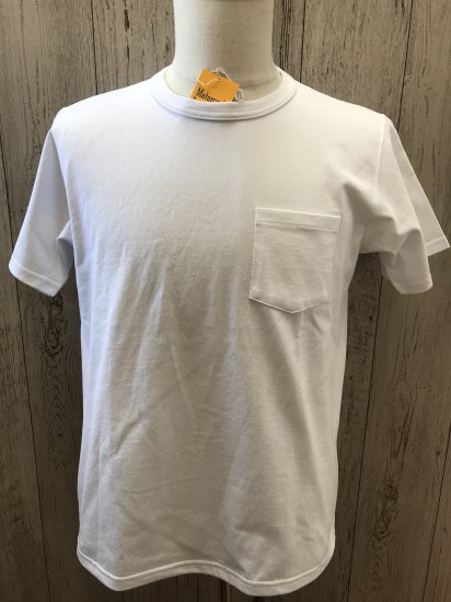 リアルマッコイズ/ BUCO BC21001　スカルピストン WHT　ポケット付き半袖Tシャツ 　THE REAL McCOY'S ブコ　SKULL　 PISTON - メンズ　アメリカンカジュアルファッション　セレクトショップ【バーンサイド】