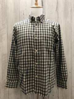 フェローズ  21W-PBD2-CH 長袖 ギンガム チェック B.Dシャツ コットンフランネルB.D shirt 日本製 Pherrow's
