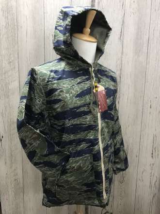 ꥢޥå  MJ21010 ȥ饤ץѡåɥݡ롡TIGER CAMOUFLAGE PARKA / TADPOLE  THE REAL McCOY'S