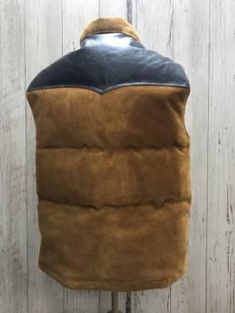 リアルマッコイズ MJ22120 ラフアウトレザー ROUGHOUT DOWN VEST