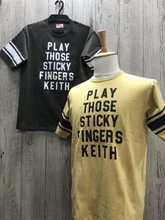 リアルマッコイズ MC23021 フットボールTee　FOOTBALL TEE STICKY FINGERS 　JOE McCOY THE REAL  McCOY'S　2023　新作, - メンズ　アメリカンカジュアルファッション　セレクトショップ【バーンサイド】