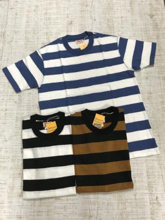 ꥢޥå/BUCOBC20007 BUCO STRIPE TEE ֥ ȥ饤T ȾµܡTHE REAL McCOY'S