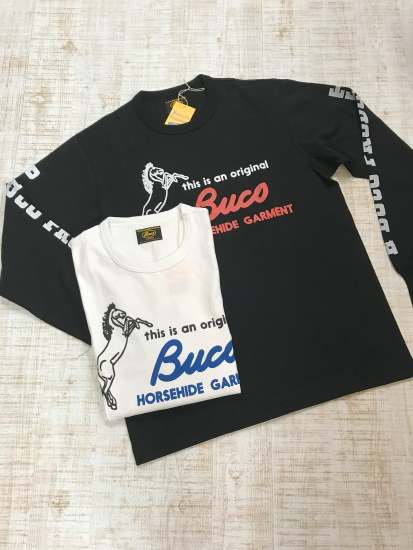 リアルマッコイズ/BUCO　 BC23004 BUCO L/S TEE THIS IS AN ORIGINAL BUCO ブコ　オリジナル長袖 Tシャツ THE REAL McCOY'S　2023新作