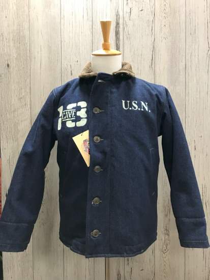 ジェラード×コリンボ コラボレーション デニム N-1 デッキジャケット Observer Jacket Custom Indigo  【CT83418B】JELADO×COLIMBO - メンズ　アメリカンカジュアルファッション　セレクトショップ【バーンサイド】