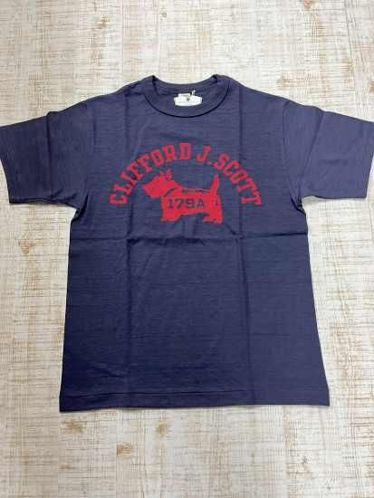 ウエアハウス Lot 4601 CLIFFORD J.SCOTT 半袖プリントTシャツ