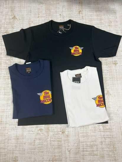 ꥢޥåMC24004 ץTġ LOGO TEE S/S ȾµT THE REAL MCCOY'S