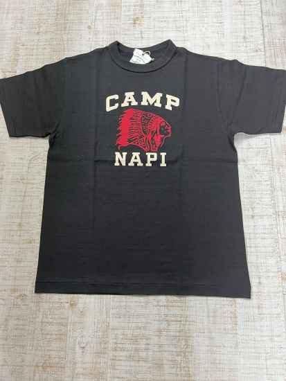 ウエアハウス Lot 4601 CAMP NAPI プリント半袖Tシャツ