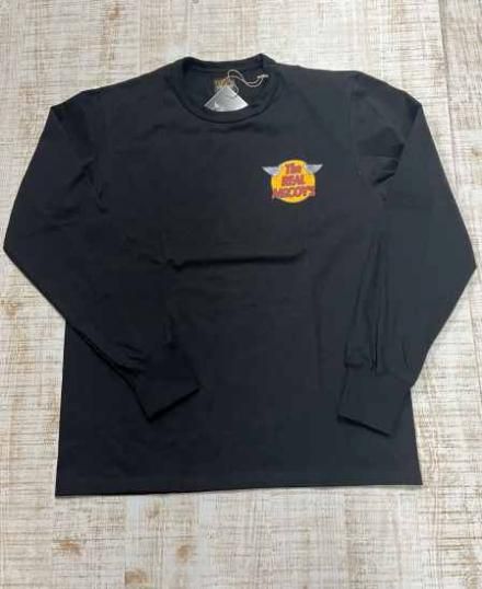 ザ・リアルマッコイズ MC24003 ロゴ入りロングスリーブTシャツ