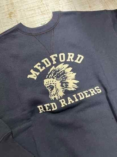 ウエアハウス Lot 401 MEDFORD プリントスウェット 4本針