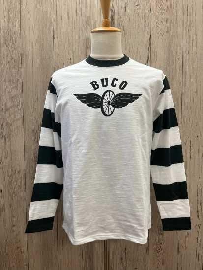  ꥢޥå/BUCO  BC25001 BUCO STRIPED SLEEVE TEE /  ȥ饤ץ꡼֥T ե饤󥰥ۥ ĹµT THE REAL McCOY'S 