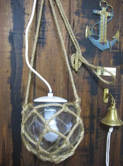 ガラス浮玉ライトNO.6L （ネット外径200φ） シーリングライト屋内用