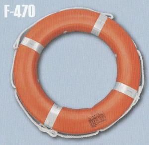 大型船舶用救命浮環F-470(国土交通省型式承認品・SOLAS適合品) 大型船舶用救命浮環F-470(国土交通省型式承認品・SOLAS適合品)