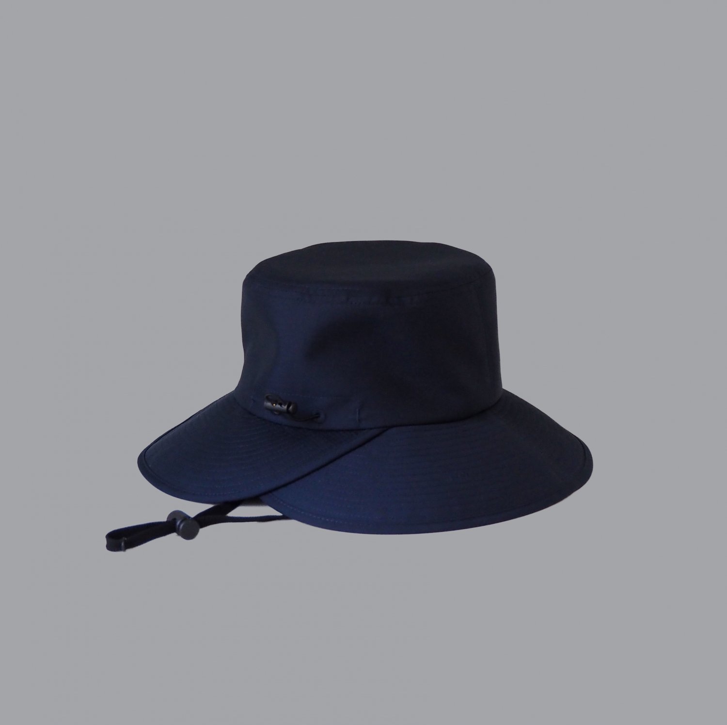 risso / bonded cotton wide brim hat (dark navy) - Information 