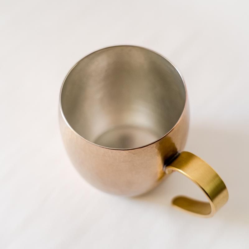 富貴堂 / たる型ビールジョッキ・350ml缶用(金色) - RHINES