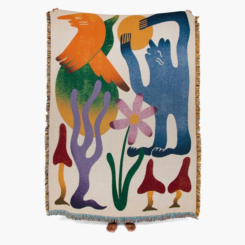 【新品】slowdown studio ブランケット Slowdown Studio / Blanket - Gilroy Throw - RHINES