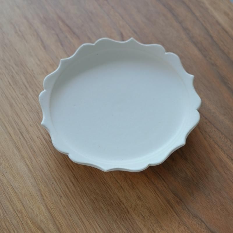 【在庫あり/即出荷可】 / 水谷ちえみ リム皿輪花 RHINES - 中 食器