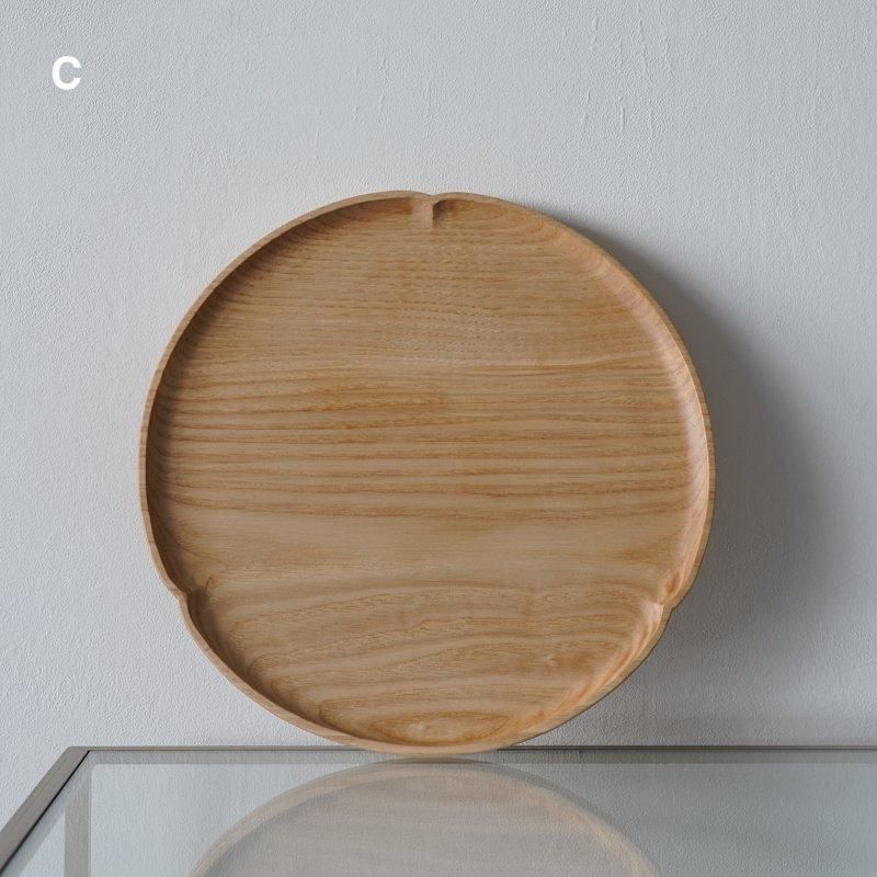 村田森　灰釉菊花形皿 菊型三つ足銘々皿 | 辻精磁社 つじのくら