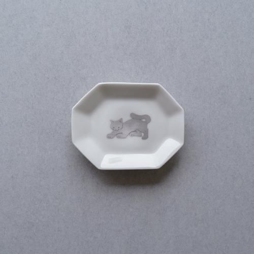 竹村聡子 / 銀獣豆皿 E - RHINES