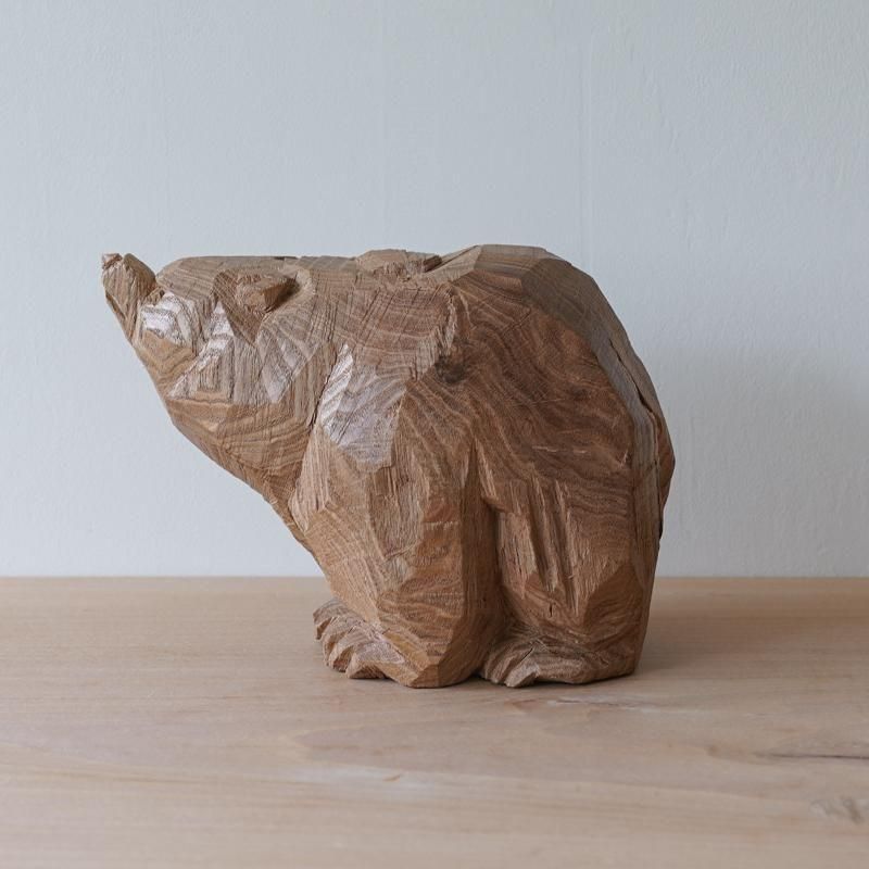 吉田マホガニー（翆帆） / 木彫り熊 01 - MILK - RHINES