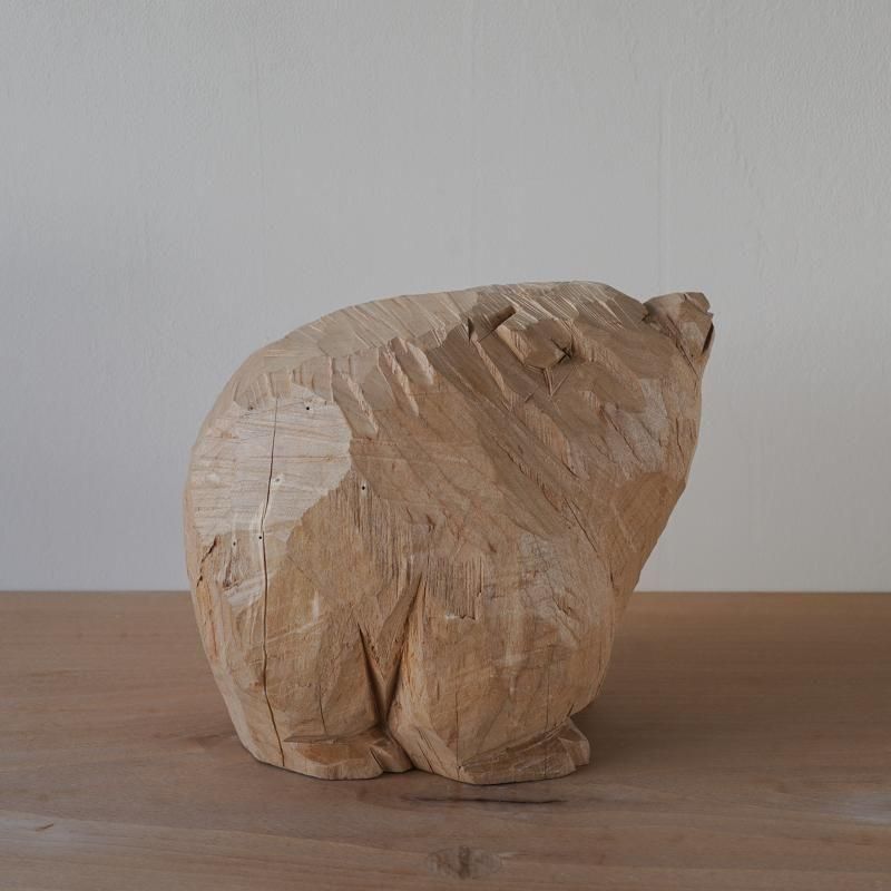 吉田マホガニー ／ 翠帆　木彫り 吉田マホガニー（翆帆） / 木彫り熊 02 - roof - RHINES