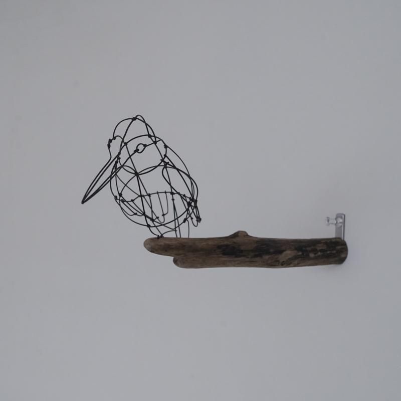 鳥のアートスタイル 山田一成 / 12 枝乗りの小鳥 カワセミ - RHINES