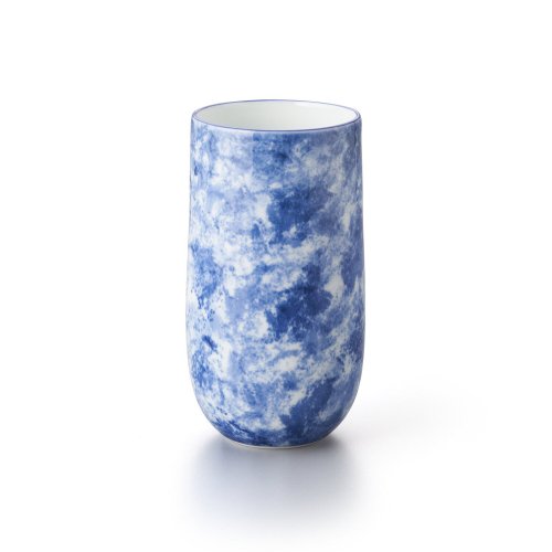 Vase large  - Marble blue - 