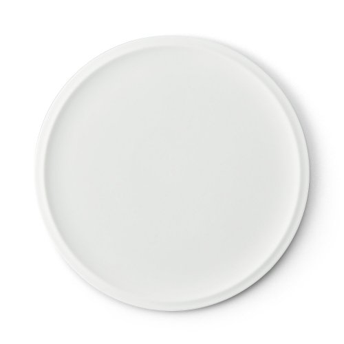 Flat plate with rim φ26� - White matt -